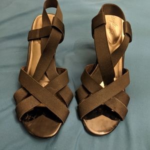Strappy Black Heel